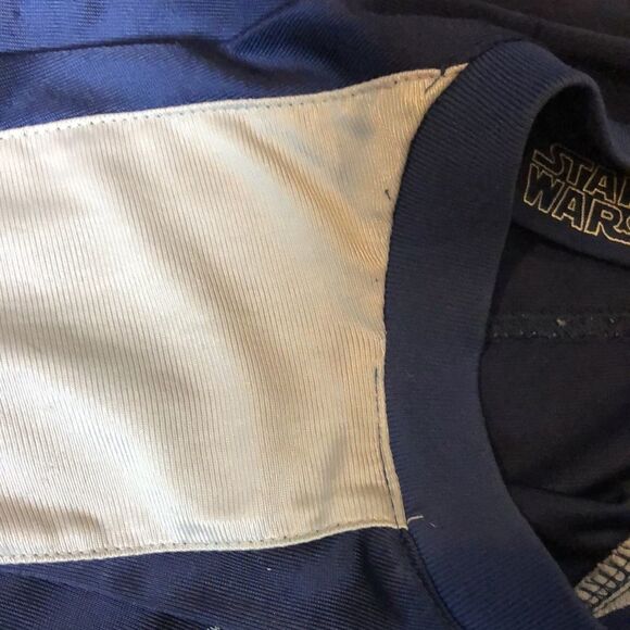 Vintage Distressed Star Wars C-3PO V-Neck Jersey T-Shirt | 2-Sided | S - Picture 13 of 16